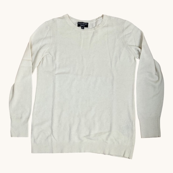 Men’s Banana Republic Sweater Merino Wool Cashmere Ivory (XL) - Picture 3 of 6